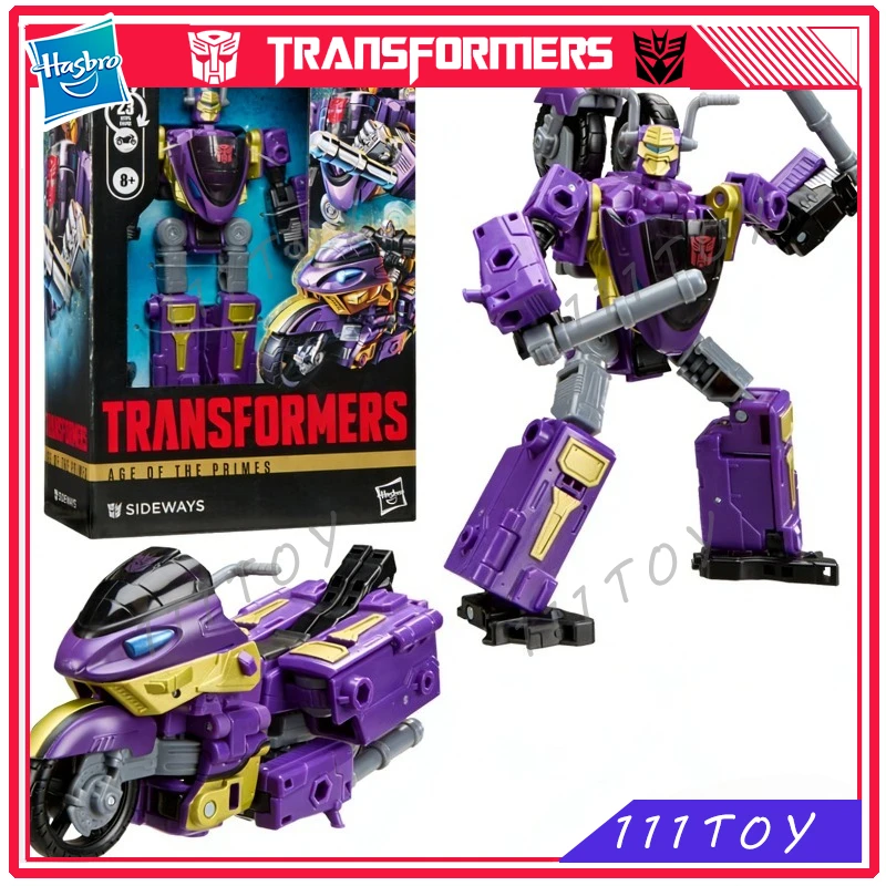 En stock, juguetes clásicos de Hasbro Transformers Age Of The Primes Voyager Sideways, figura de acción, juguete robot, coleccionables, regalos, hobbies
