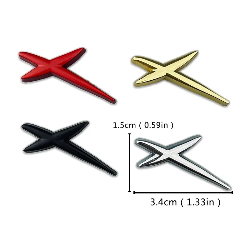 3D Metal Doji Emblem Car Body Trunk Decal Rear Side Sticker for BMW Buick Geely Toyota Lexus Nissan Honda Audi Mazda KIA Subaru