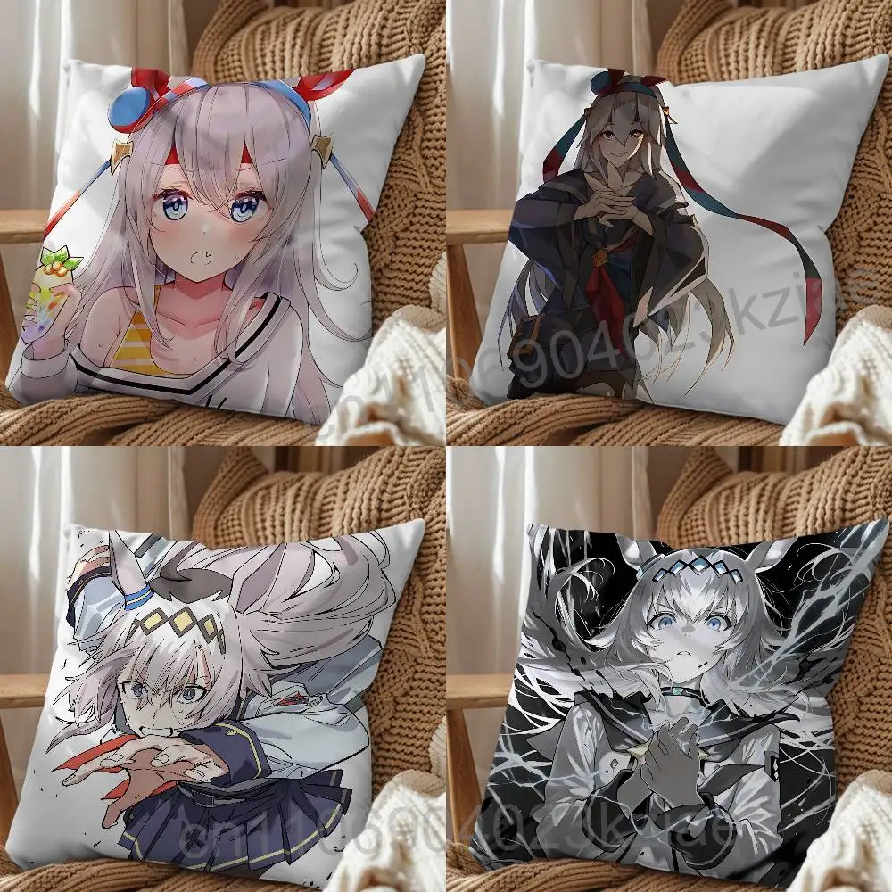 Anime Tamamo Cross Oguri Cap room decor para regalar pillow cover living room sofa cushion cover bedroom room bed pillow cover