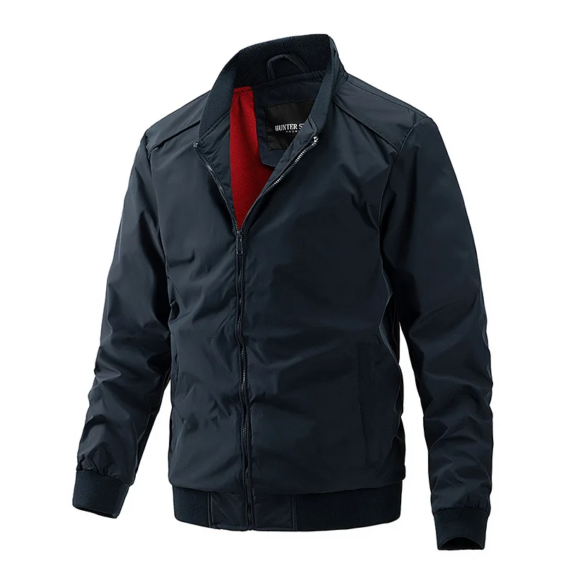 Men's Jackets, New Men's Clothing for Foreign Trade, Autumn and Winter Jackets, Stand Collar Jackets, Men's Jackets