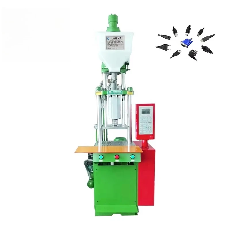 High Quality 15Ton  25T 35T  PVC PE TPU  Plastic USB Cable Moulding Injection Machine Machinery