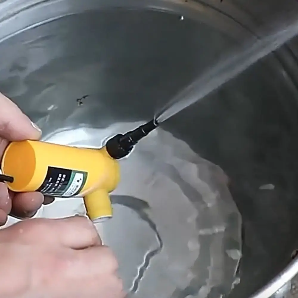 Geräuscharme Mini-Tauchpumpe Selbstansaugend Förderhöhe 10/15M 12V Kleine Wasserpumpe mit Schalter und Wasserschlauch