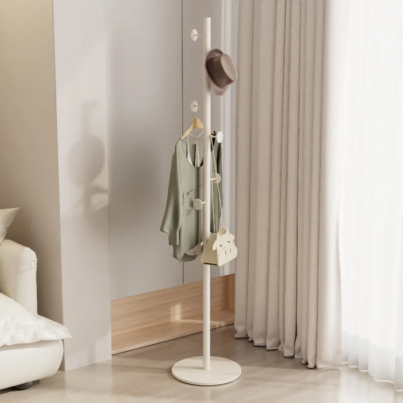 #Cream-Style Best-Selling Stone-Panel Coat and Hat Rack Floor-Standing Space-Saving Entryway Home Simple
