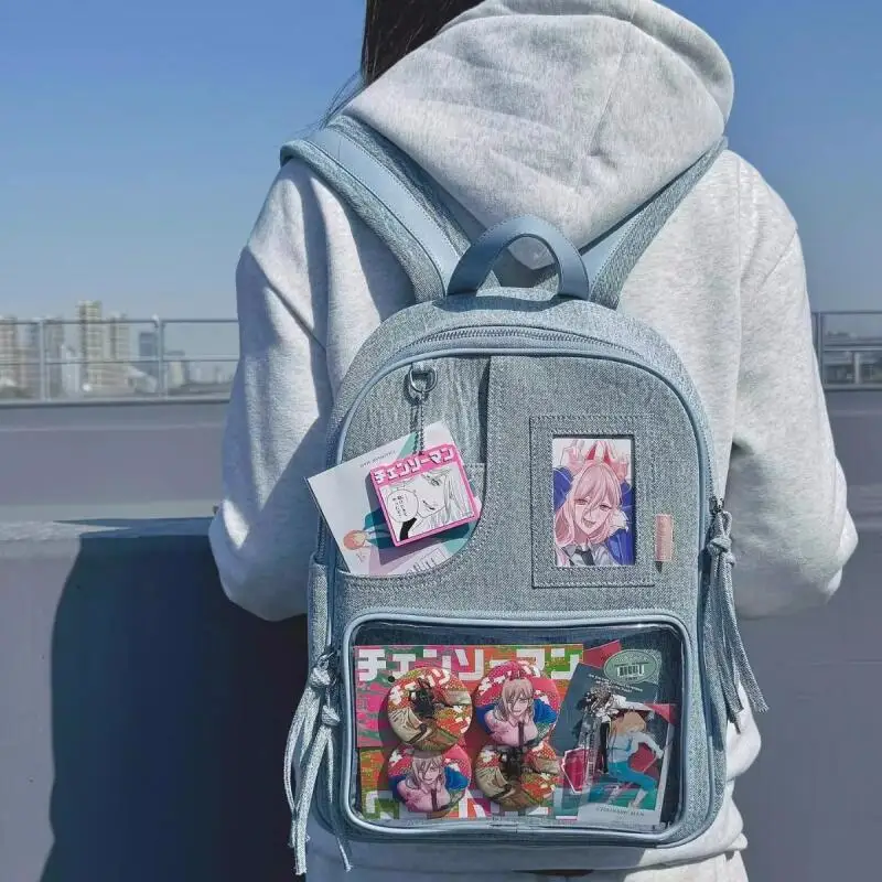 2024 Student Bag New Backpack Oxford Backpack Girl School Bag Anime Cute Backpack High Capacity Leisure Trend Versatile Backpack