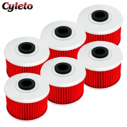 2/4/6 pcs Motorcycle Oil Filter For Honda ATC250SX ATC350X SXS 500 Fourtrax Rancher TRX 200 300 350 400 420 Foreman 450 500 520