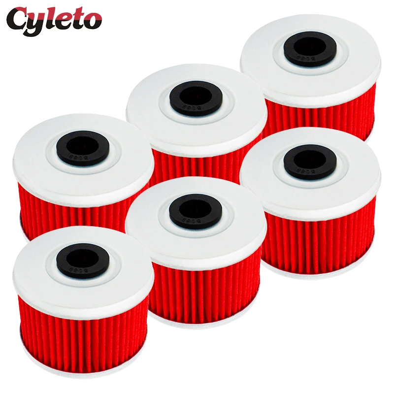 2/4/6 szt. motocyklowy filtr oleju do Honda ATC250SX ATC350X SXS 500 Fourtrax Rancher TRX 200 300 350 400 420 Foreman 450 500 520