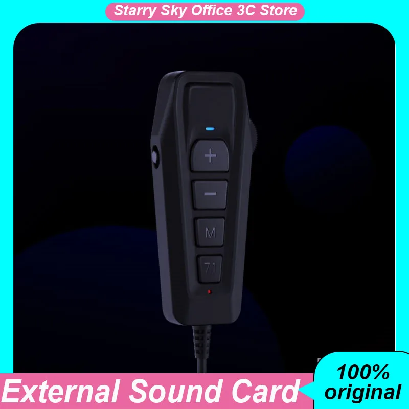 

SIMGOT GEW1 External Game Sound Card HIFI Surround Sound USB to 3.5mm Live Streaming Esports Sound Card