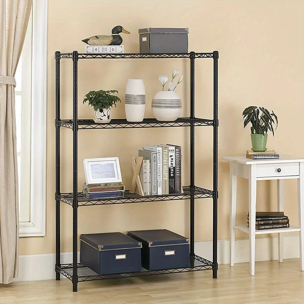 

For 4 level shelf unit Wire rack Metal large storage rack heavy height