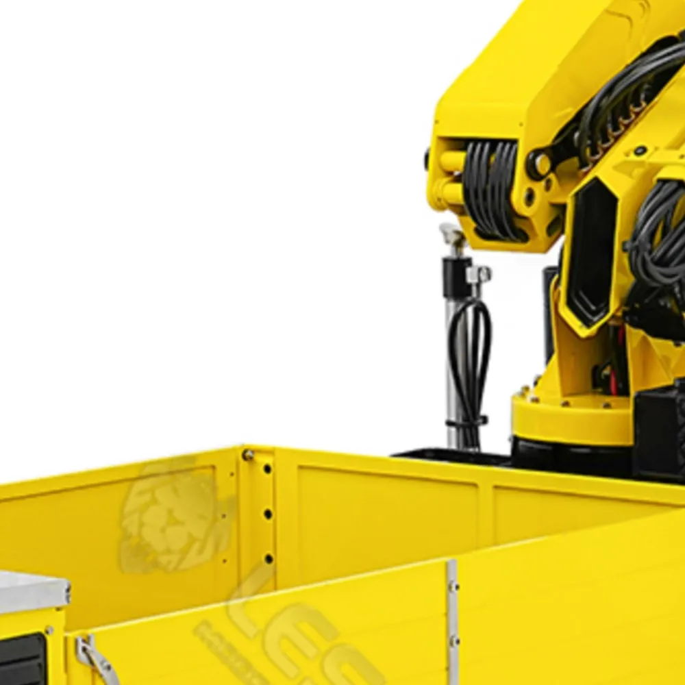 

LESU RC Metal Cargo Box Hydraulic Crane 7CH Valve Pump for 1/14 Remote Control Roll Off Dumper Truck RC Tipper Car DIY Model