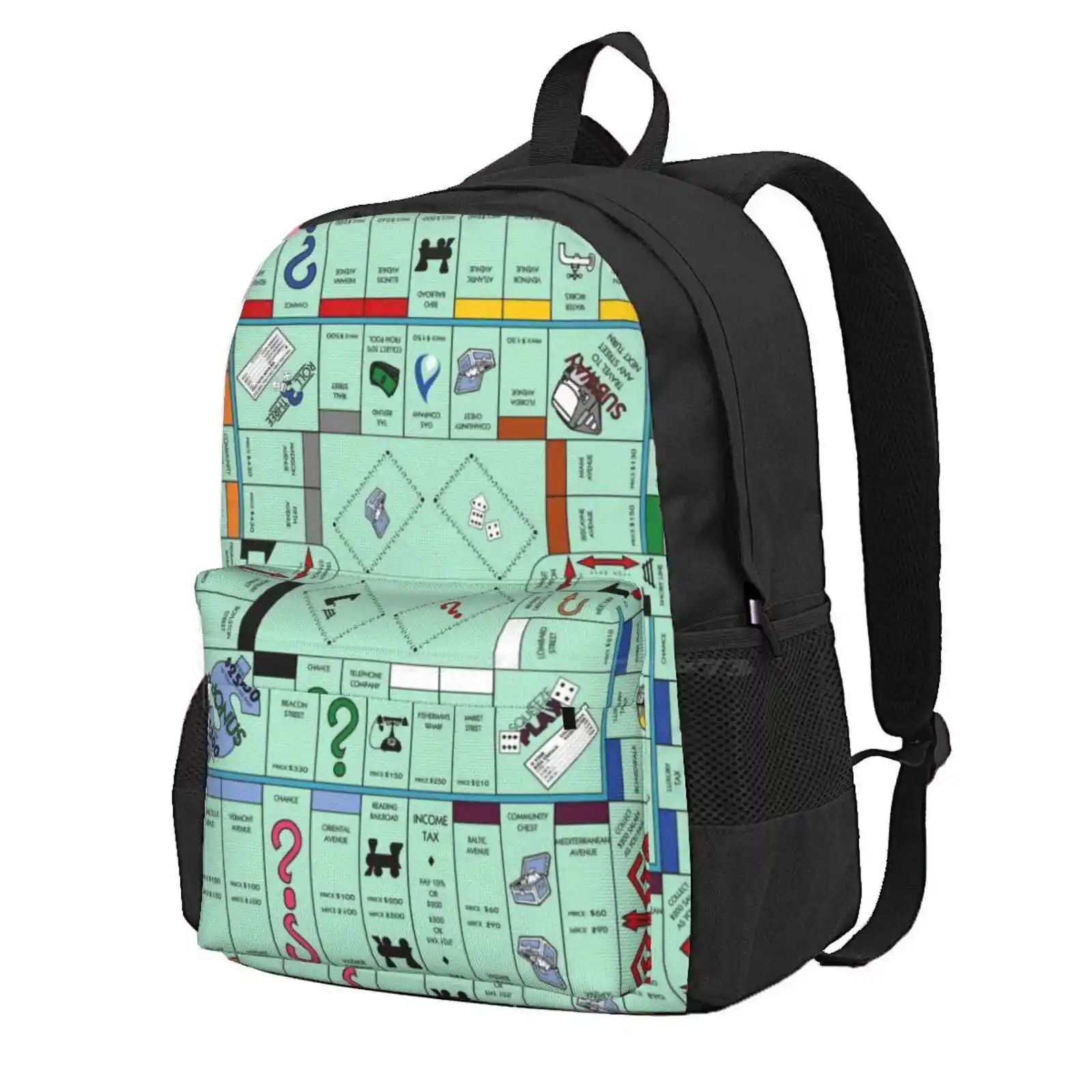 Board Hot Sale Schoolbag Backpack Fashion Bags Alec Money Games Bank Rich Anime Cartoon Cimax Alalf