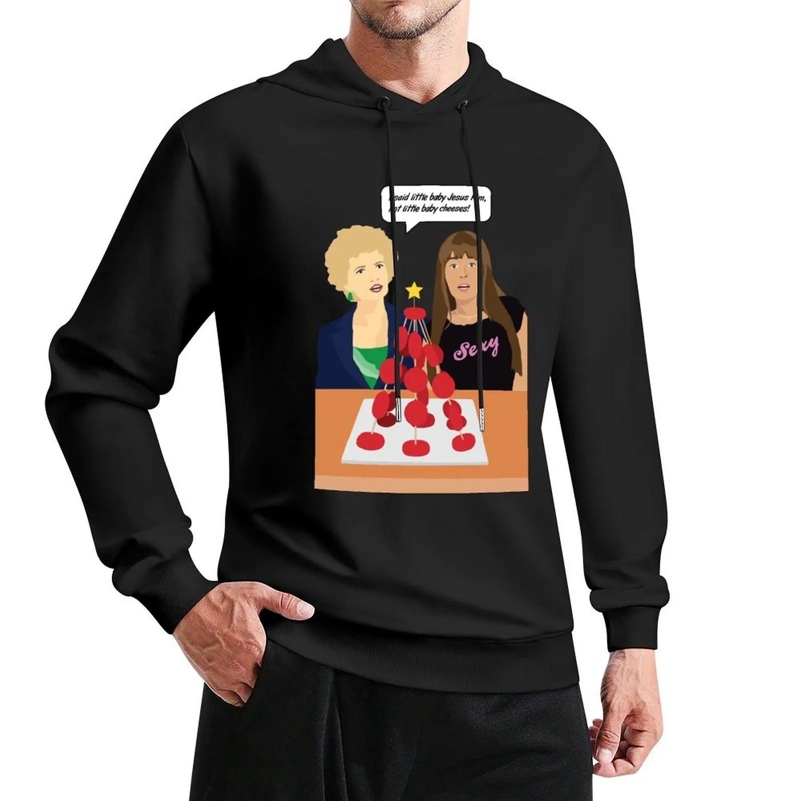 

Kath & Kim Christmas T-Shirt Little Baby Cheeses Pullover Hoodie blouse fashion men mens clothing hoodie for men