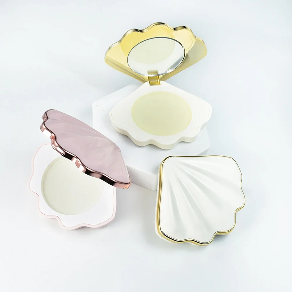 Shell Shape Eyebrow Soap Private Label Brow Cream Brow Soap With Mirror And Brush Eyebrow Wax Eyebrow Gel No Logo Pink White