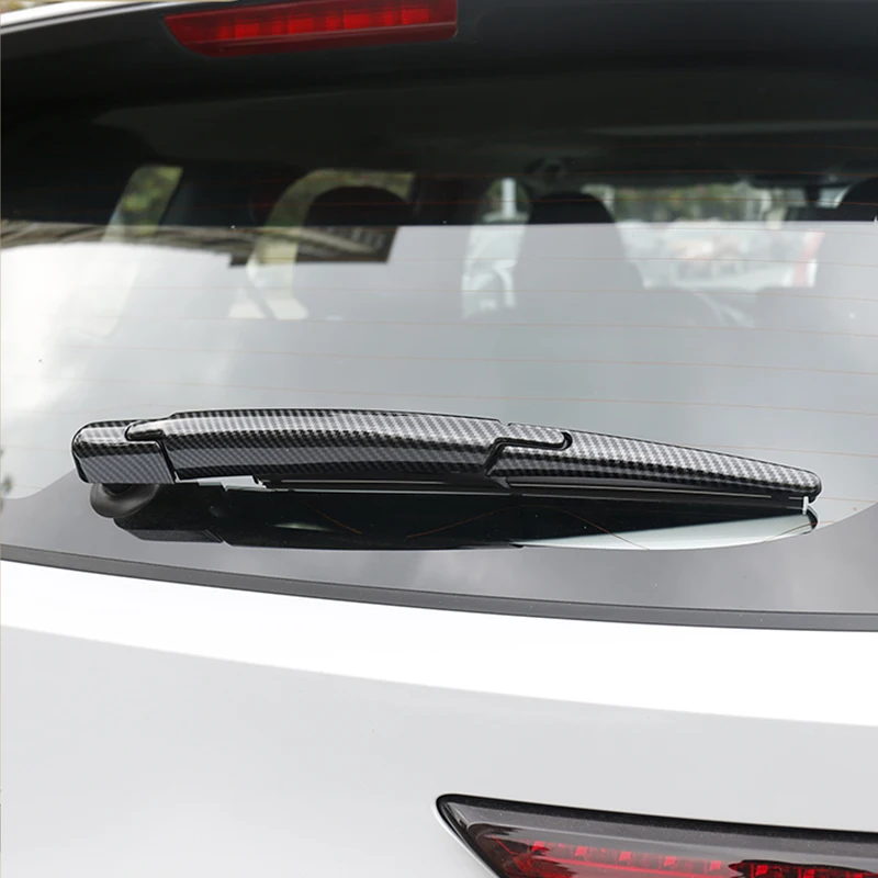 Rear Windscreen Wiper Cover Stylish For Mitsubishi Outlander 2022-2026 Accessories Carbon Fiber view 2