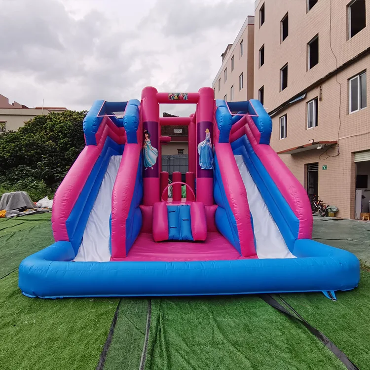 

Inflatable naughty castle children's small slide pool household commercial amusement park indoor and outdoor