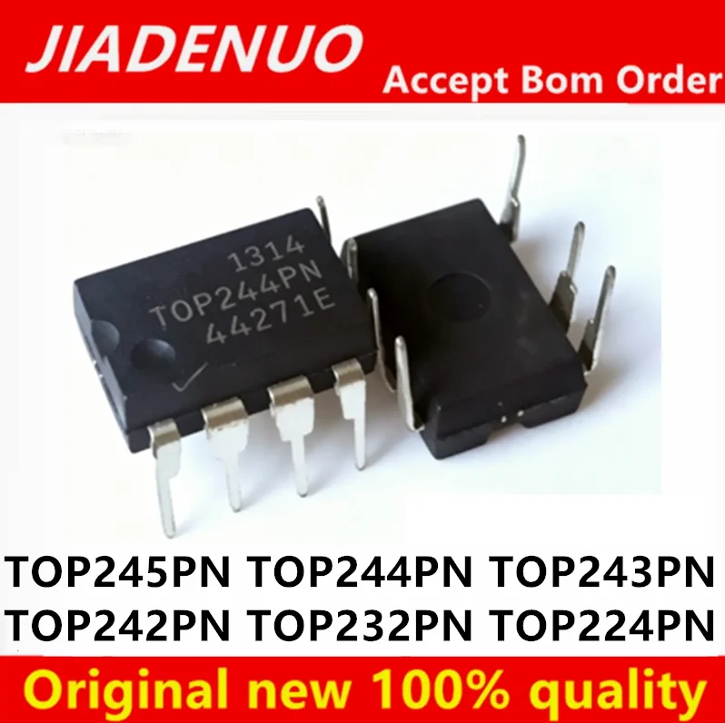 (10piece)100% New TOP244PN  TOP245PN TOP243PN TOP242PN TOP232PN TOP224PN TOP223PN TOP222PN DIP-7 Chipset