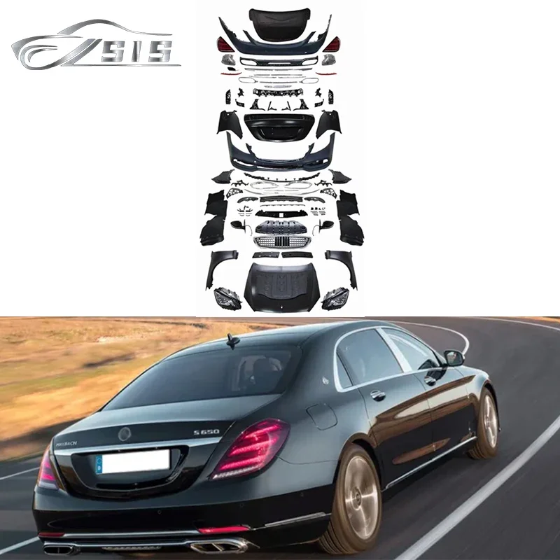 Car accessories Body kits S W221 2005-2013 upgrade to W222 S CLASS  M STYLE 1  Kit for  W221 2005-2013  S CLASS