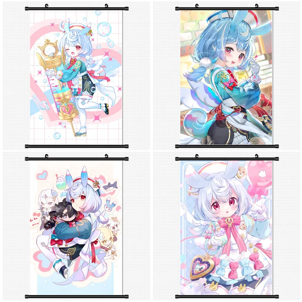 

Genshin Impact Sigewinne Anime Wall Background Hanging Poster Placard Cospaly Cartoon Gift Notice Textile Covering