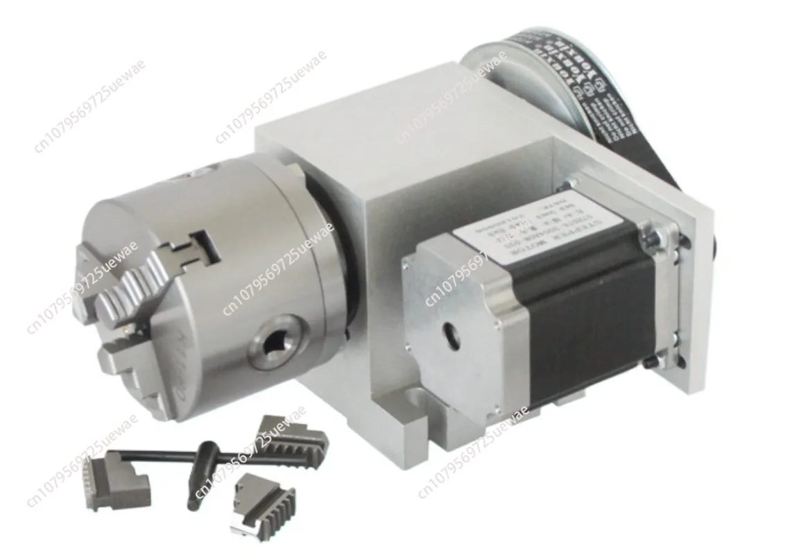 Engraving Machine Fourth Axis (a Axis, Rotating Axis, CNC Universal Dividing Head) 80 Three-Jaw Chuck (No Return Difference)