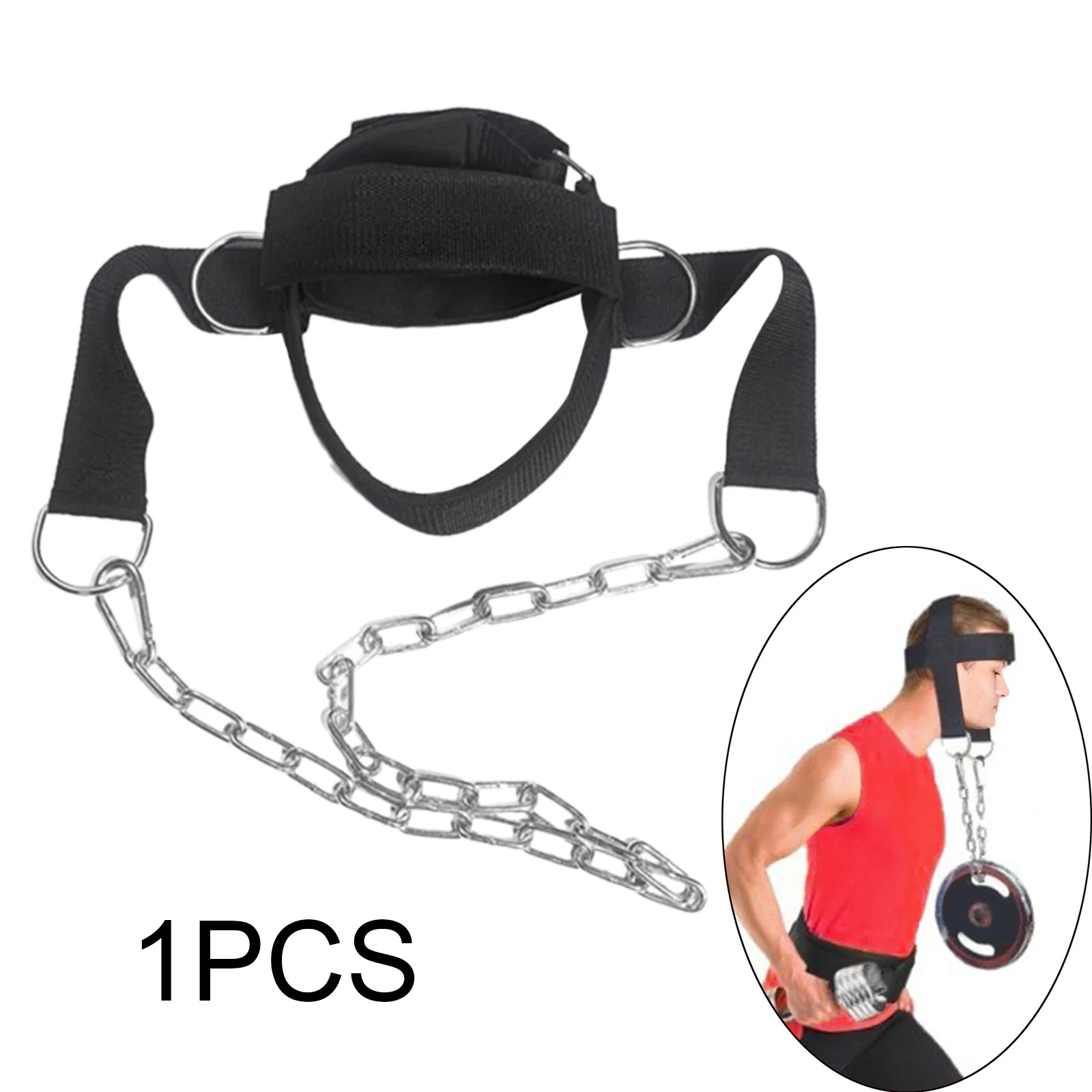 Head Neck Harness Support Neck Resistance Band Core Strength for Weight Lifting Strength Training Fitness Boxing Muscle Growth