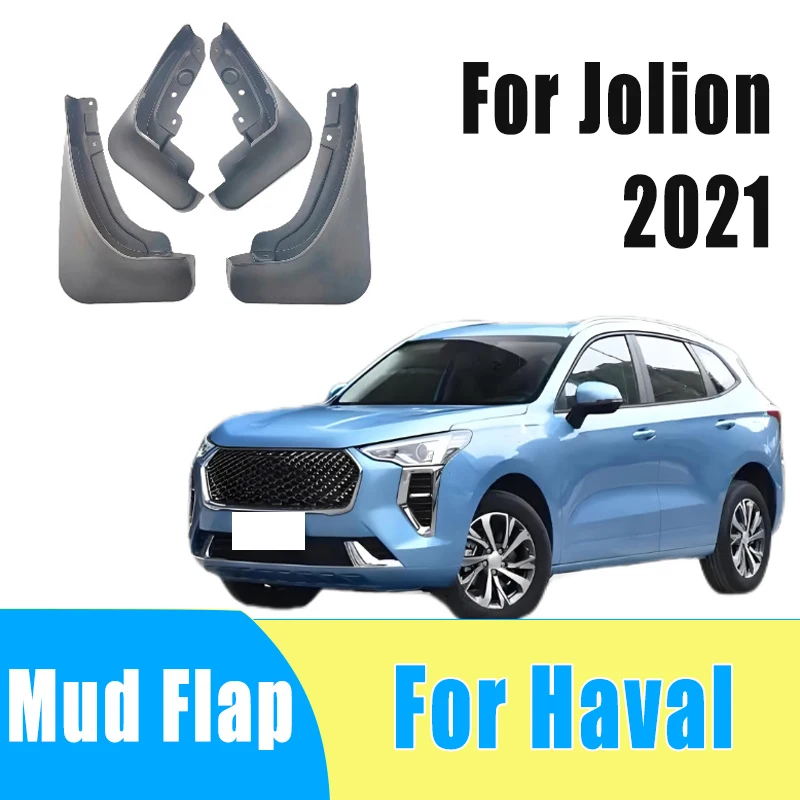 

4pcs Automotive Tire Mudguard Waterproof Prevent Mud Splashing Car Mud Flap Fender Trim Accessories For Haval Jolion 2021