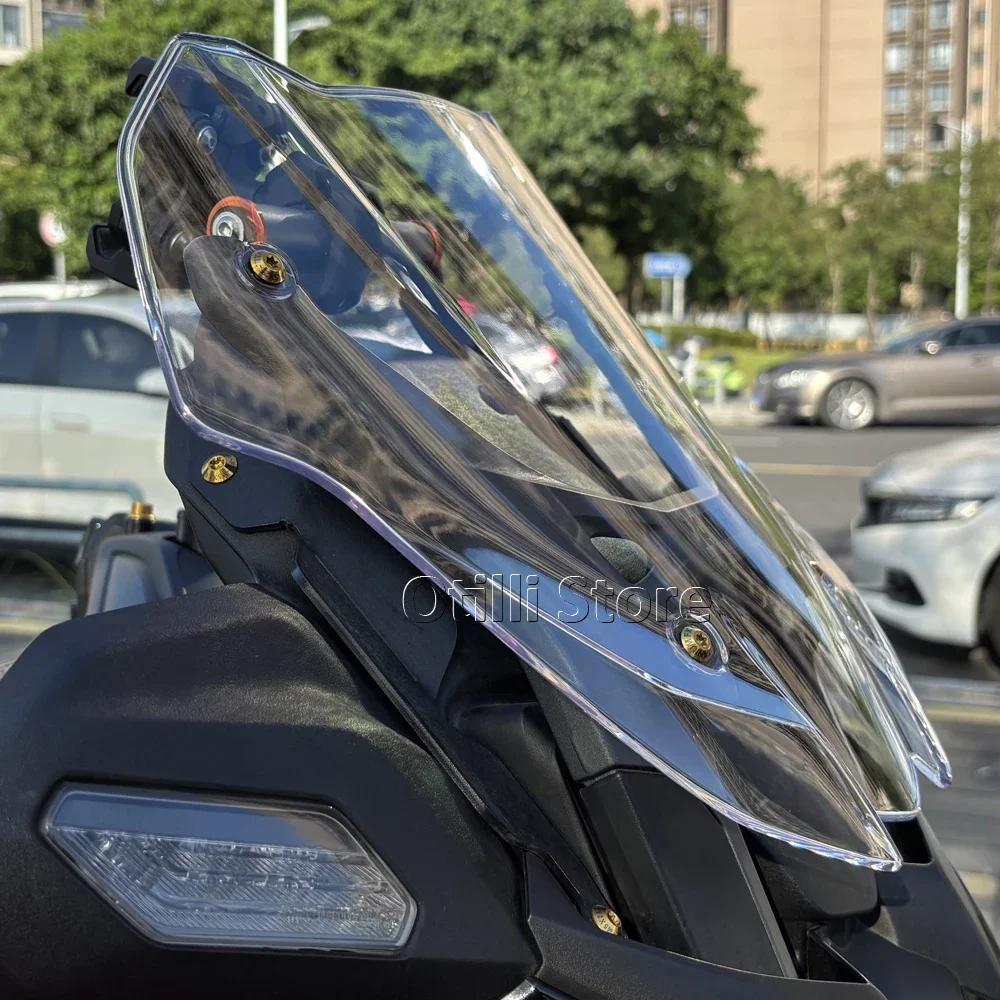 

New Motorcycle Sport Short Wind Deflector Windscreen Front Screen Windshield Fairing For YAMAHA XMAX300 XMAX 300 X-MAX 300 2025