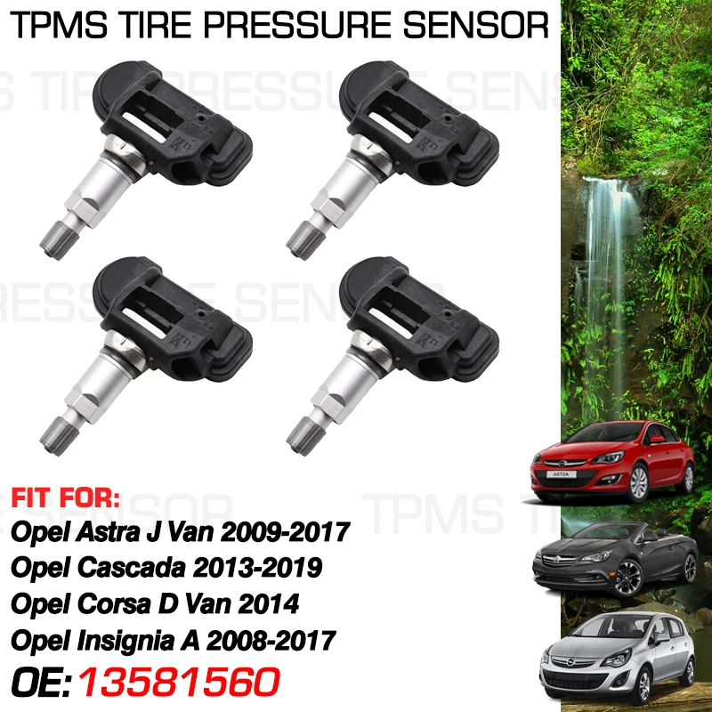 For Opel Astra J Van 2009-2017 Opel Cascada SW Corsa D Van 2013-2019 Insignia A G09 Tire Pressure Monitor Sensor 13581560 Parts