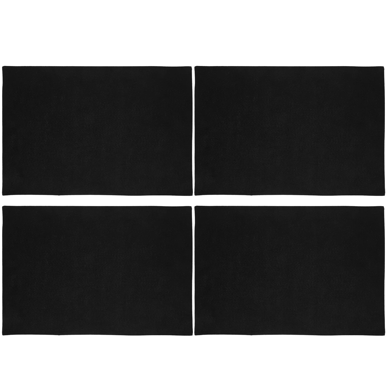 

4Pcs Anti-Slip Insulated Placemats Linen Washable Dining Table Mats Reusable Non-Slip Tableware Protectors for Home Restaurant