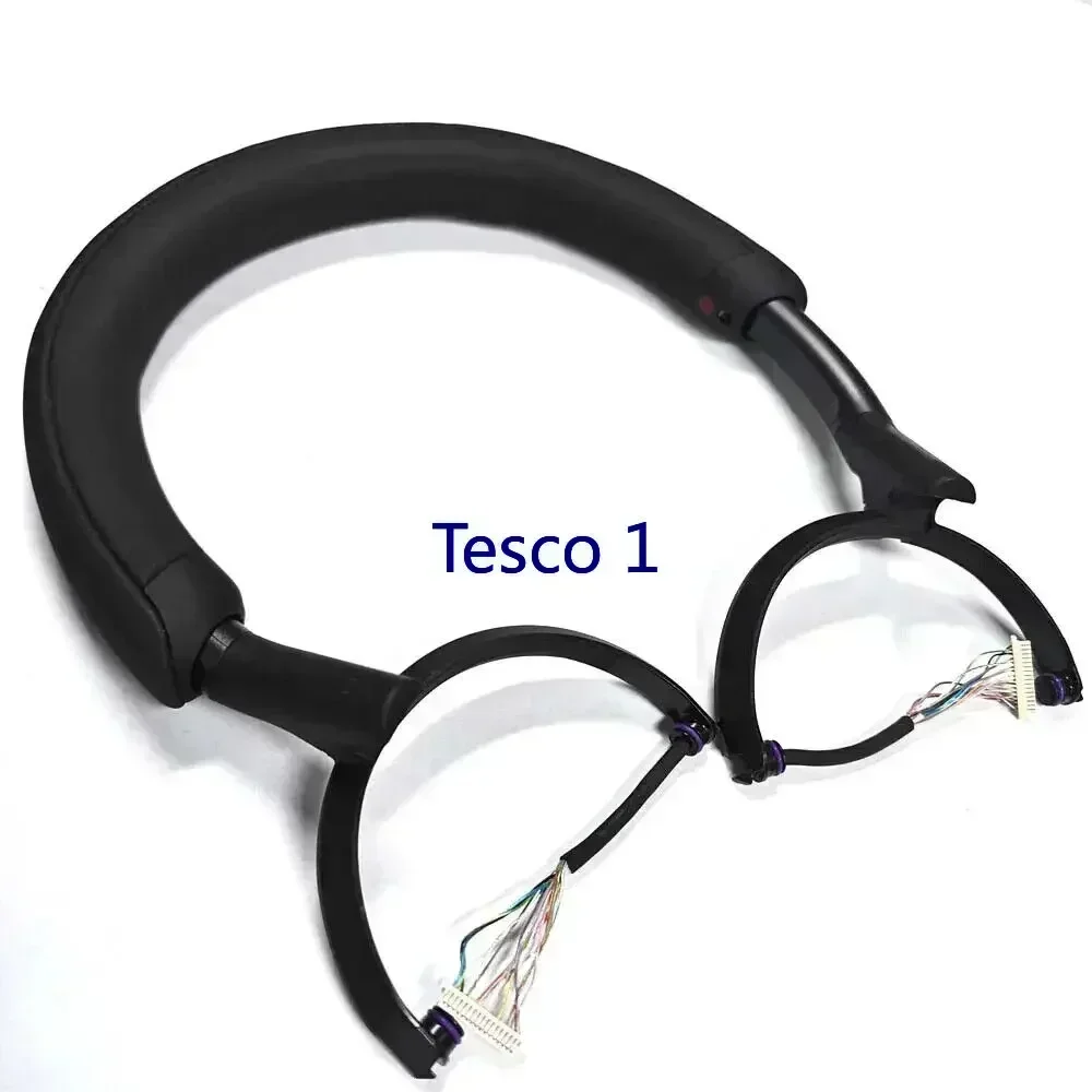 Bluetoothワイヤレスヘッドセット,本物の黒,ノイズキャンセリング,ソニー用ヘッドバンドパーツ,WH-1000XM5, WH-1000 xm5