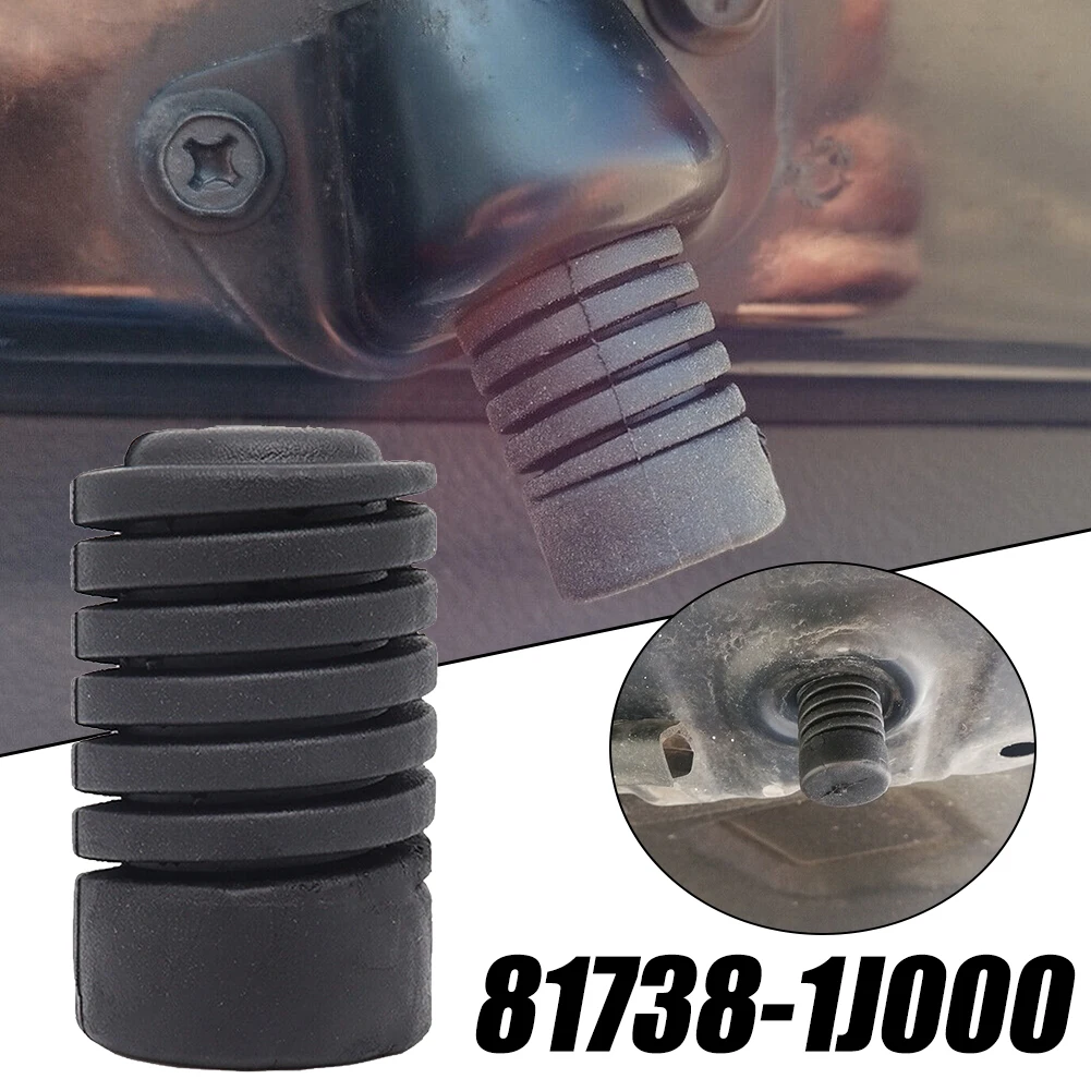 Automotive Inner Hood Stop Buffer Bumper 1Pc Rubber Mount for Nissan Vehicles Compatible with Part 81738-1J000
