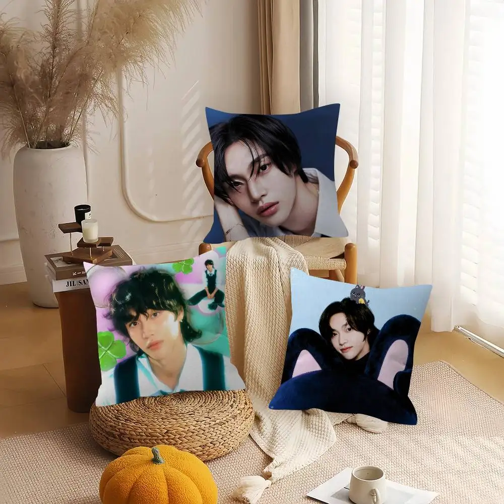 Personalized Pillow Cover Kids Bedroom Wild Party Decor Pillowcase kid Birthday shower Gift R-R-Riize SINGER  Wonbin