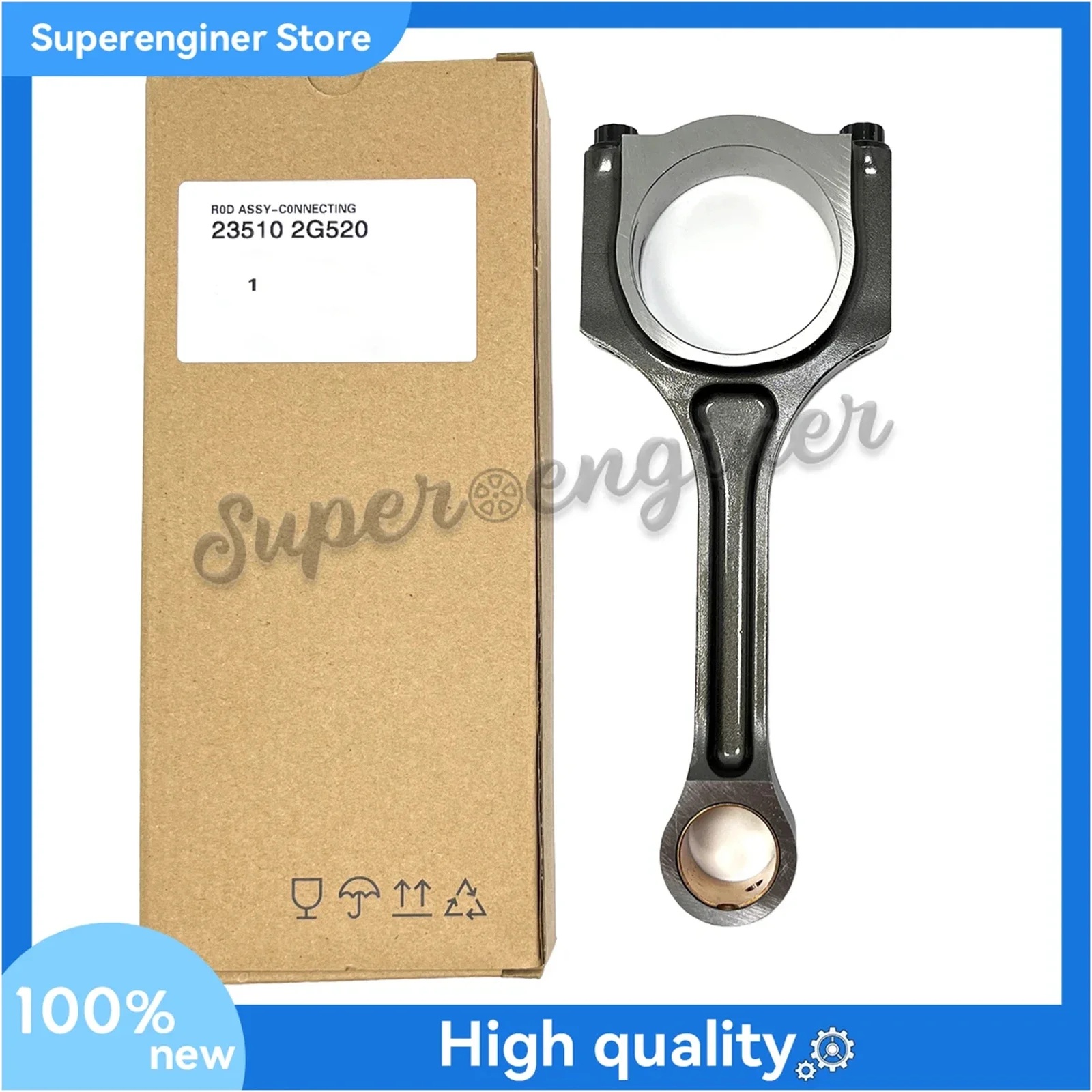 

Шатун двигателя 235102 G520 для Hyundai Sonata для Kia Sorento Optima 2.4L 2011-2019 23510-2G520 Автомобильные аксессуары