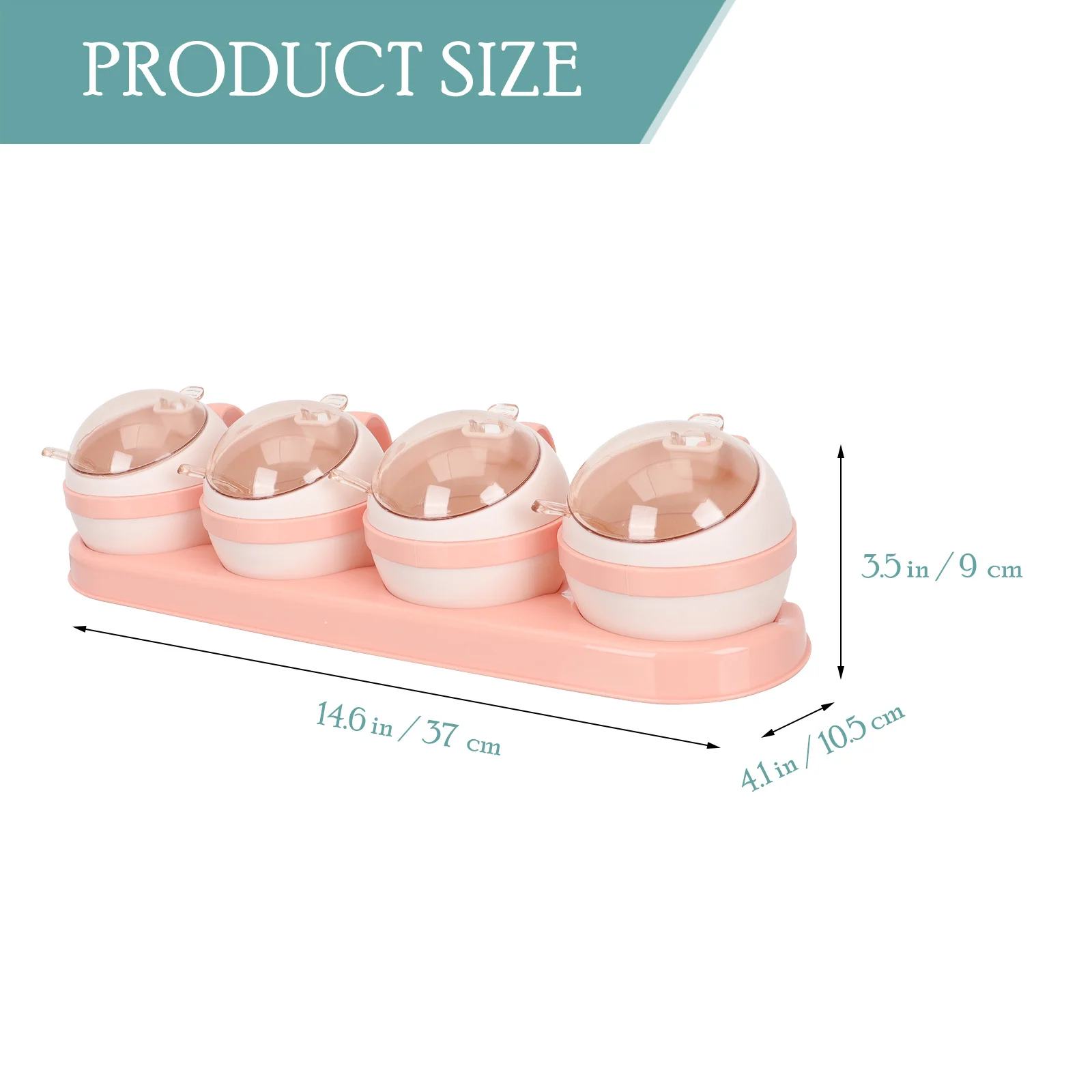 

1Set Seasoning Jar Combination Practical Transparent Lid Condiment Pot Kitchen Storage Container Organizer Seasoning Jar