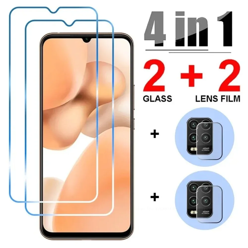 Protector de pantalla 4 en 1 para Huawei Y9a, Y7a, Y9S, Y8S, Y8p, Y7p, Y6p, Y5p, vidrio templado para Huawei Y6S, Y5, Y9, Y7, Y6 Prime 2019