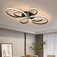 Low Floor Living Room Ceiling Lights Remote Control Modern LED Surface Mounted Light Fixture Dining Room led Ceiling Lamps Dimme 3