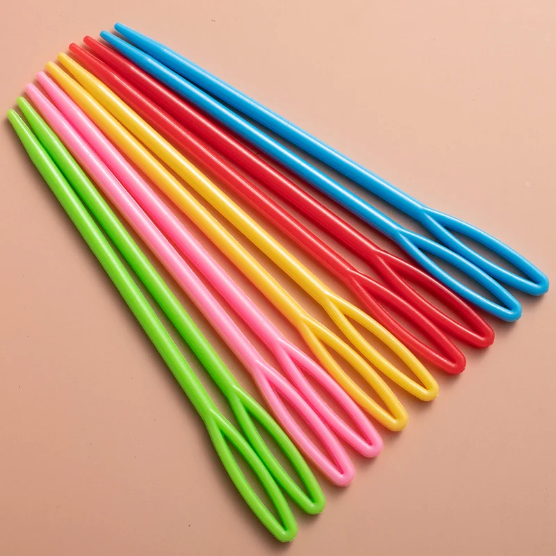 30-Piece Knitting Needle Set Including 10-9cm Needles, 10-7cm Needles & 10 Markers, Essential Sewing Tools for Crafting view 5