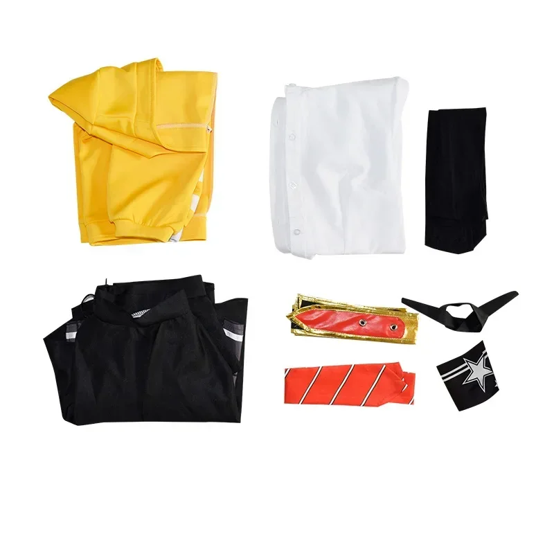 EE01 العجائب × شوتايم الملونة المرحلة الفذ Tenma ساكي تأثيري حلي موحدة هالوين دور اللعب حزب شعر مستعار تنورة معطف FIo0!