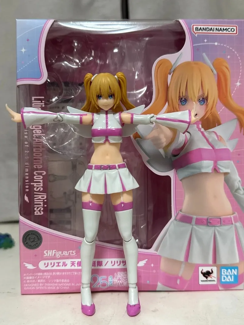 

In Stock Original Bandai S.H.F 2.5 Dimensional Seduction Iguarts Liliel Angel Ririsa Mikari Figure Model Kit Anime Action Toy