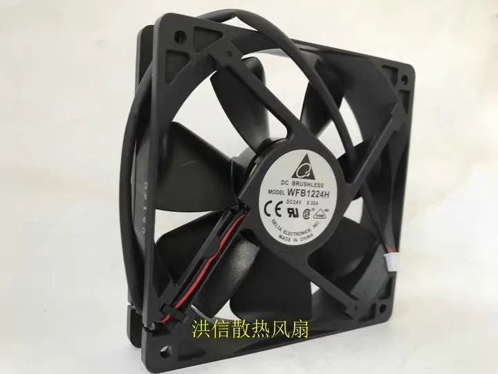 Free shipping original 12025 WFB1224H 24V 0.30A 12CM inverter cooling fan