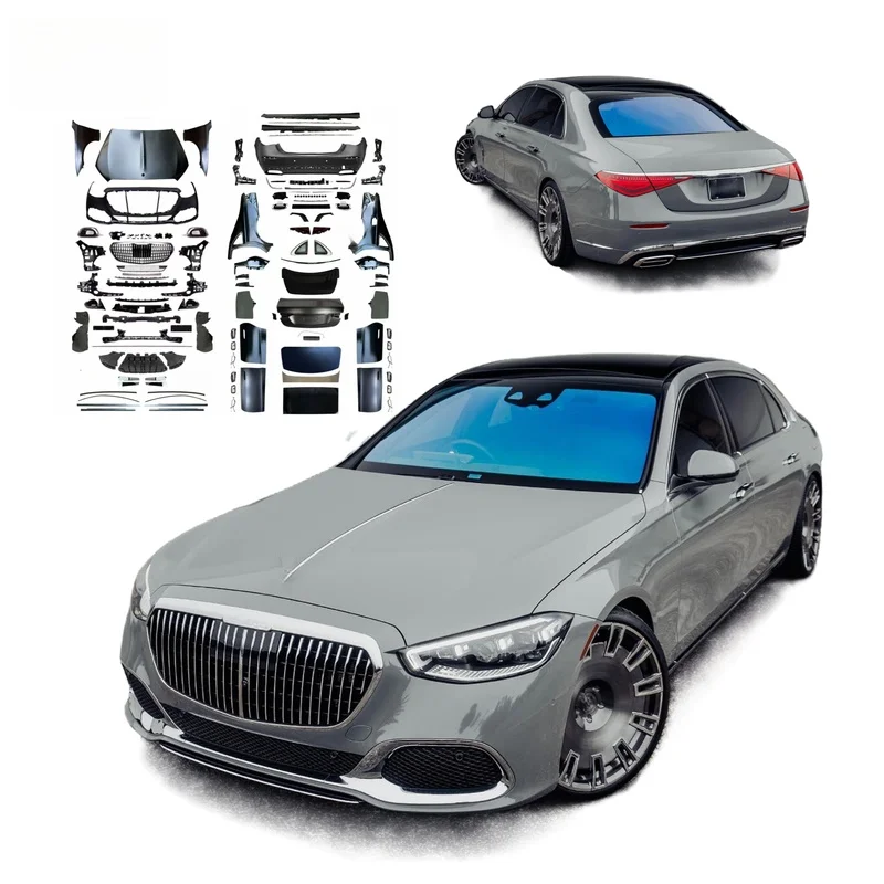 High Quality 1:1 Facelift Body Kit Fit for 2006-2013 Upgrade to W223 2025 Style Door Handle Exterior Tuning Parts