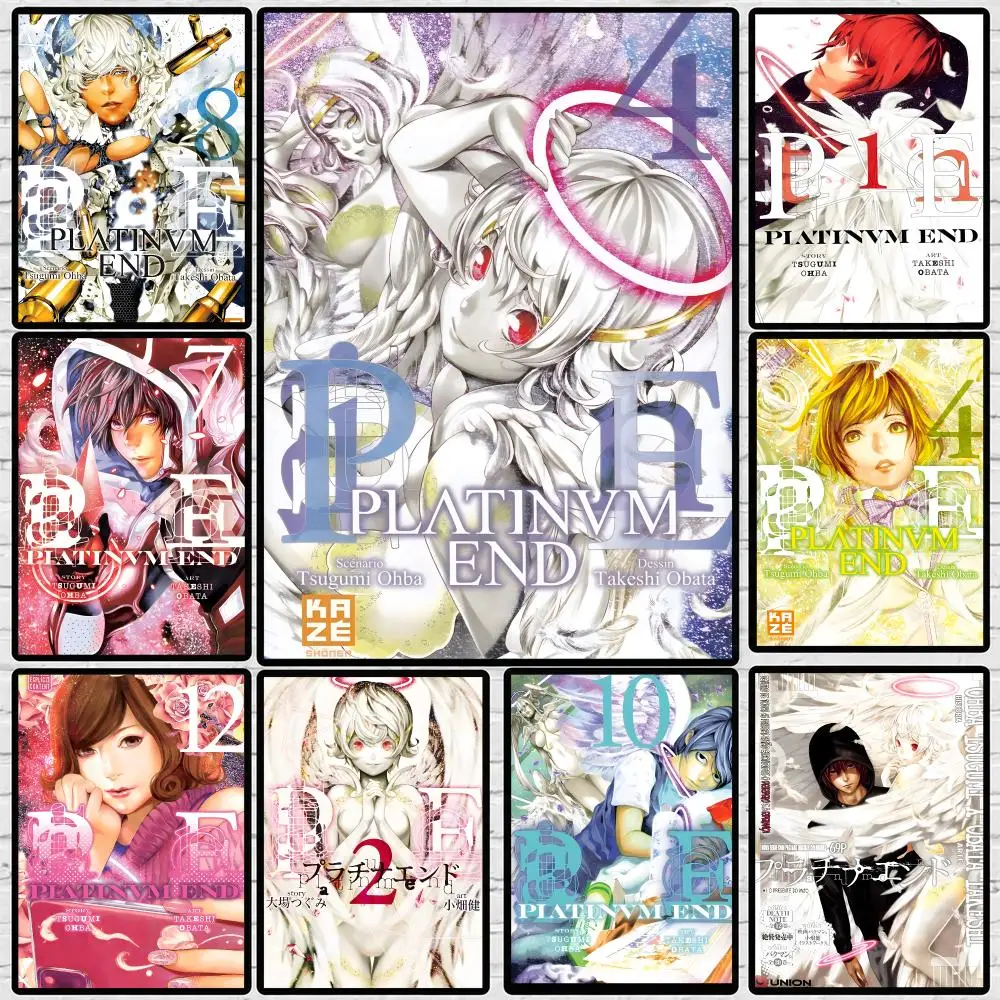 Anime Platinum End Poster High-definition  poster stickers, suitable for bedroom, living room, home decoration