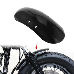 Motorcycle Custom Black Short Front Fender For Harley Sportster Forty Eight XL1200X 2010-2017 16 15 14 13 12 11