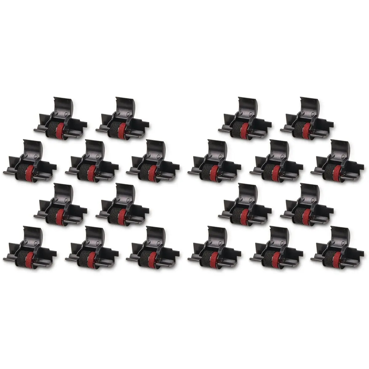 BAAE 20Pcs Calculator Printer Ribbons Black and Red Ink Roller Printer Ribbons IR40T IR-40T Replacement for CASIO HR18 HR21 view 4