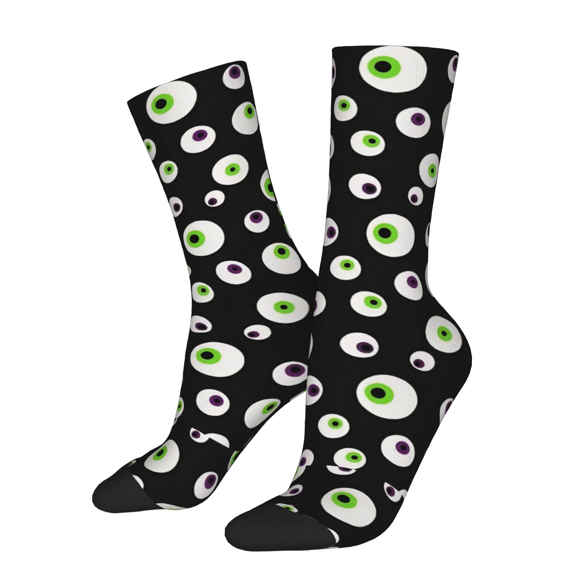 New Male Men Socks Casual Horror Monster Eyes Halloween Sock Polyester  Sport Women's Socks Spring Summer Autumn Winter