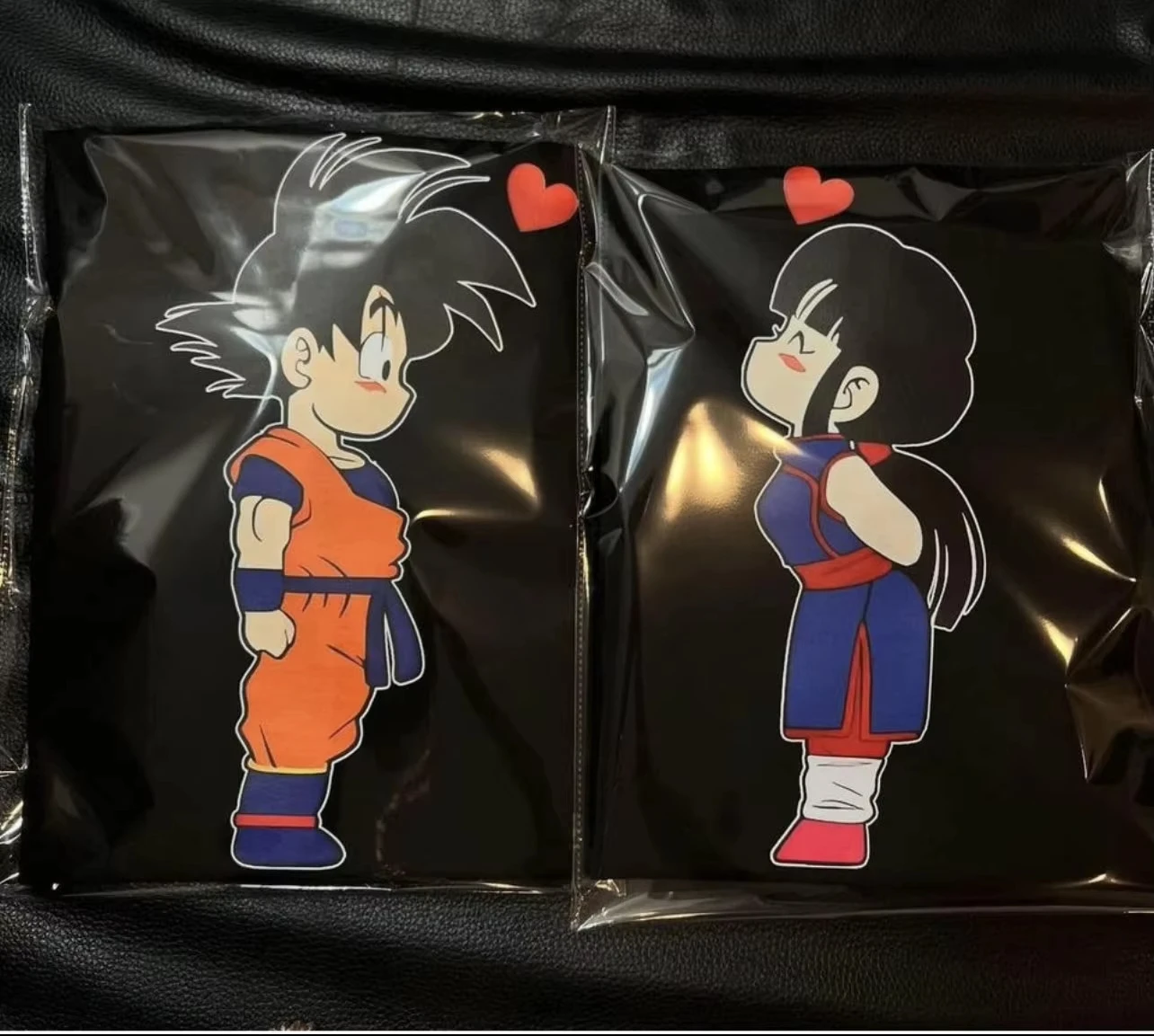 

Goku or Milk Chi Chi Couple T Shirt Dragon Ball Z Anime Fans Gift for Her Him 90s Mens Summer Cotton Women Tee Streetwear Casual