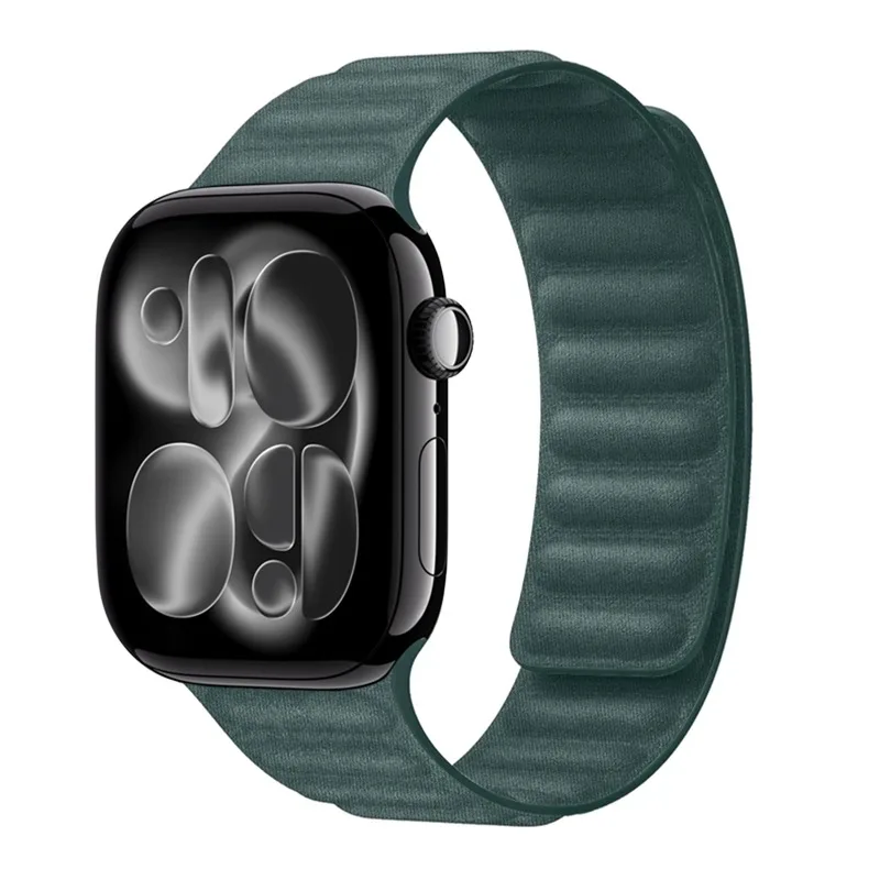 حزام سيليكون لساعة أبل الترا 3-2 49 مللي متر 11 10 9 8 7 45 مللي متر 41 مللي متر 42 مللي متر 46 مللي متر سوار مغناطيسي معصمه iWatch 6 5 4 3 SE حزام