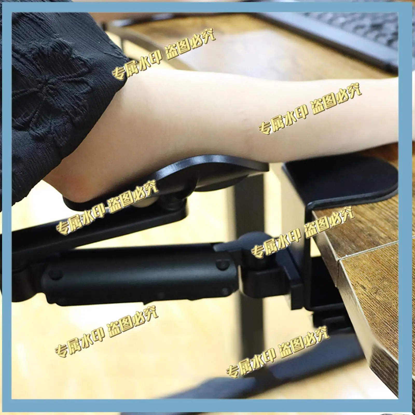Multifunction Arm Rest Support for Desk Durable Adjustable Wrist Support for Computer Chair Mount Keyboard Armrest Mouse Tray