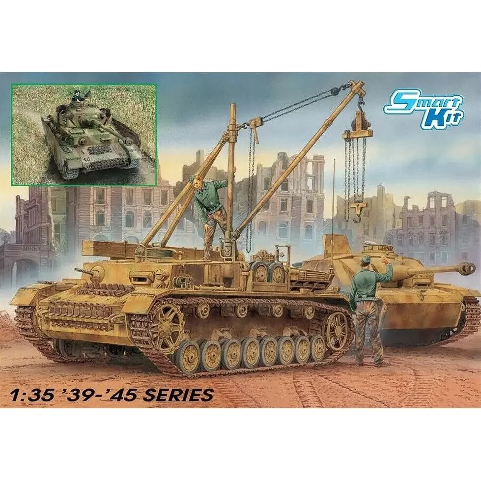 

DRAGON 6951 1/35 Sd.Kfz.164 Bergepanzerwagen IV 2in1 Pz.Kpfw.IV Ausf.H Mid-Production — комплект масштабной модели