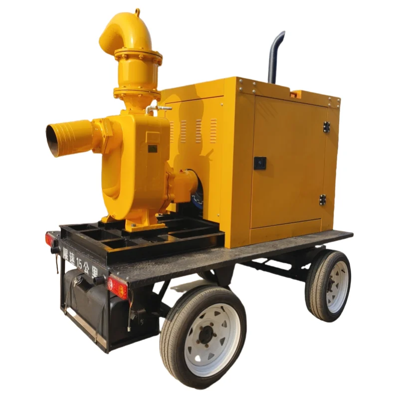 مضخة مياه للري الزراعي عالية الطاقة 2 حصان، منفذ 3 بوصة، مضخة متنقلة مريحة OEM قابلة للتخصيص بالضغط العالي #4