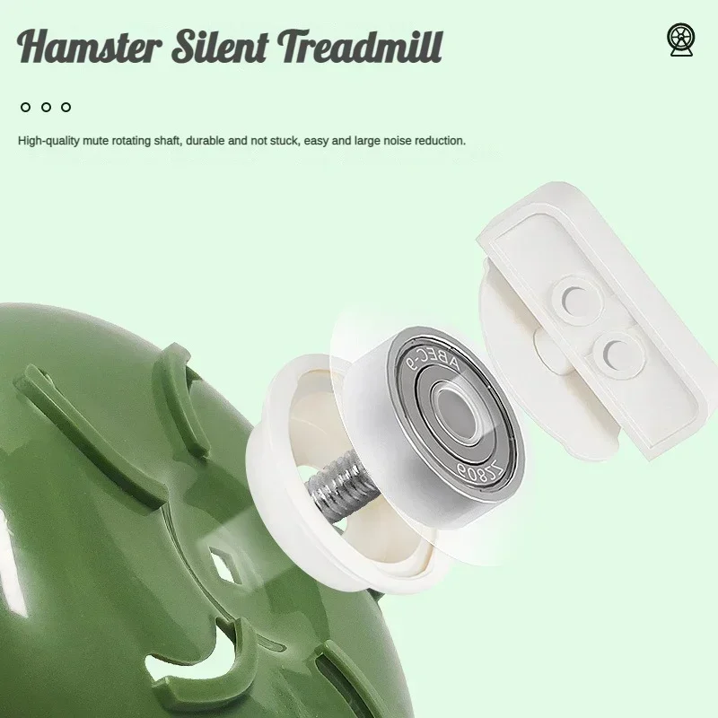 Hamster Running Wheel Silent Hamster Wheel Non-slip Can Be Hung in A Cage Running Wheel Sports and Play Toy Bracket Accessories view 5