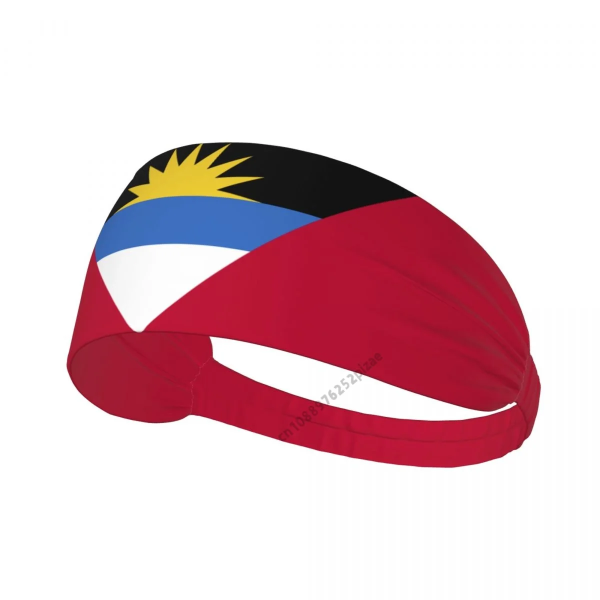 

Флаг Антигуа и Барбуды, мужские и женские ленты, эластичные широкие повязки на голову для йоги, спорта, фитнеса, тенниса, бега, тренажерного зала, танцев